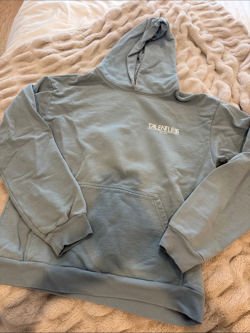TALENTLESS Crewneck Hoodie in Dusty Sage